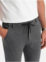 Ombre Clothing Šedé pánske nohavice Ombre Oblečenie
