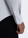Ombre Clothing Svetlošedé pánske tričko Ombre Oblečenie