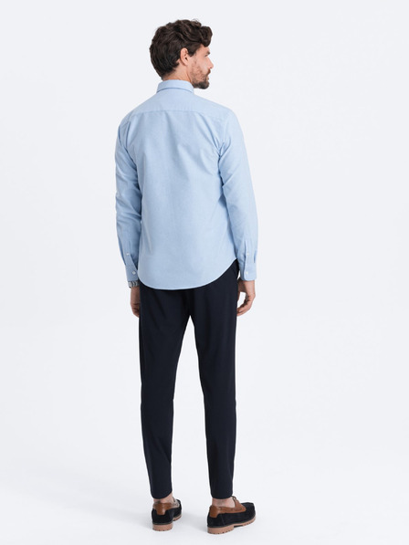 Ombre Clothing Svetlomodré pánske tričko Ombre Oblečenie