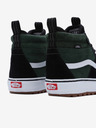 Vans Zeleno-čierne pánske členkové tenisky so semišovými detailmi VANS SK8-Hi