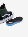 Vans Zeleno-čierne pánske členkové tenisky so semišovými detailmi VANS SK8-Hi