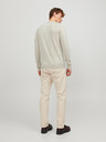 Jack & Jones Béžový pánsky vlnený sveter Jack & Jones Mark