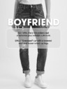 CAMAIEU Biele dámske džínsy Boyfriend CAMAIEU