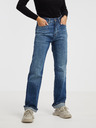 Pepe Jeans Modré dámske rozšírené džínsy Pepe Jeans Robyn Selvedge DK