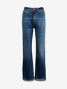 Pepe Jeans Modré dámske rozšírené džínsy Pepe Jeans Robyn Selvedge DK