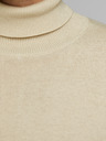 Jack & Jones Béžový pánsky rolák Jack & Jones Emil