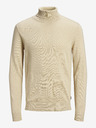 Jack & Jones Béžový pánsky rolák Jack & Jones Emil