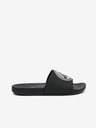 Versace Jeans Couture Čierne pánske šľapky Versace Jeans Couture Fondo Slide