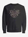 Jack & Jones Čierny pánsky sveter Jack & Jones Eric