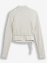 Levi's® Béžový dámsky rebrovaný zavinovací sveter/top 2v1 Levi's®