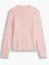 Levi's® Svetloružový dámsky sveter Levi's® Crew Rib