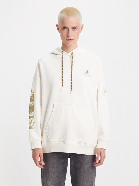 Levi's® Dámska mikina Levi's® Cream Oversized Hoodie