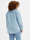 Levi's® Svetlomodré dámske džínsové nadrozmerné košeľové šaty Levi's® Dorsey Western
