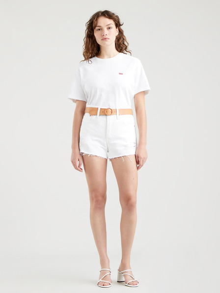 Levi's® Biele dámske džínsové šortky Levi's®