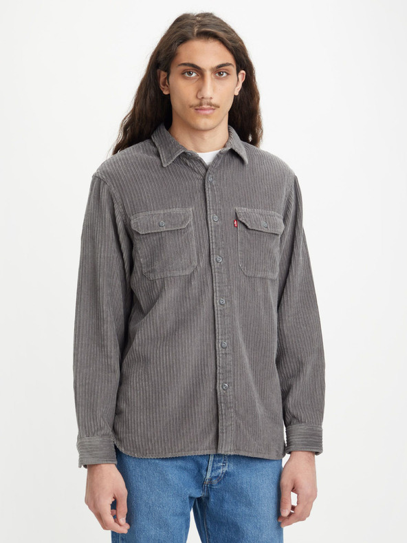 Levi's® Šedé manšestrové pánske tričko Levi's® Jackson
