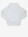 Levi's® Biela dievčenská mikina Levi's® s kapucňou