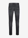 Jack & Jones Tmavosivé pánske džínsy slim fit strihu Jack & Jones Mike
