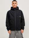 Jack & Jones Čierna pánska softshellová bunda Jack & Jones Alex