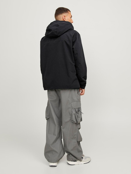 Jack & Jones Čierna pánska softshellová bunda Jack & Jones Alex