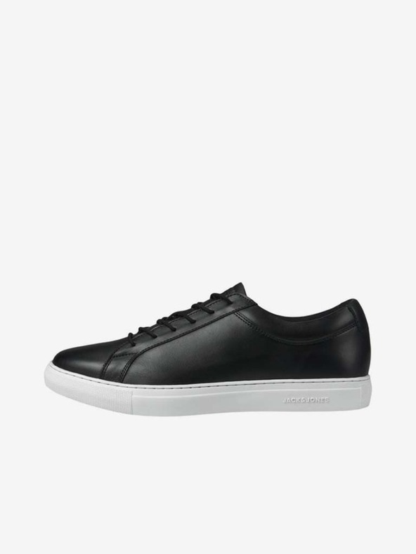 Jack & Jones Čierne kožené tenisky Jack & Jones Galaxy