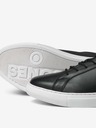Jack & Jones Čierne kožené tenisky Jack & Jones Galaxy