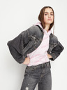 Armani Exchange Svetloružová dámska vzorovaná mikina s krátkym rukávom Armani Exchange