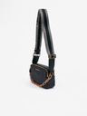 Michael Kors Čierna dámska kožená crossbody kabelka Michael Kors Xbody