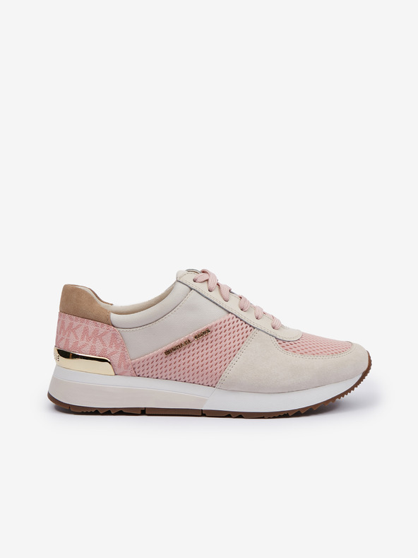 Michael Kors Krémovo-ružové dámske tenisky so semišovými detailmi Michael Kors Allie Trainer