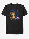 ZOOT.Fan Čierne unisex tričko Groot Guardians of the Galaxy ZOOT.FAN Marvel