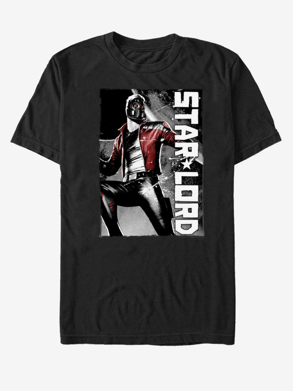 ZOOT.Fan Čierne unisex tričko Star-Lord Strážcovia Galaxie ZOOT.Fan Marvel