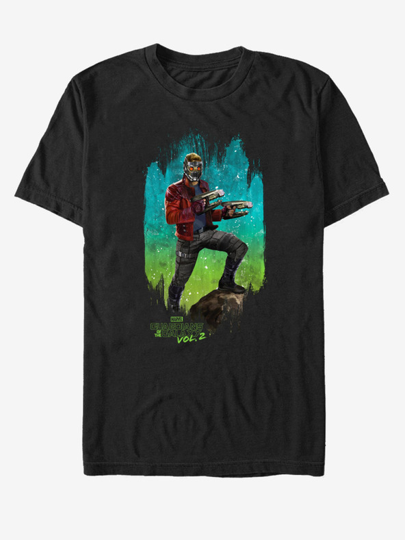 ZOOT.Fan Čierne unisex tričko Star-Lord Guardians of the Galaxy vol. 2 ZOOT.FAN Marvel