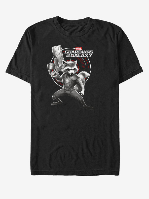 ZOOT.Fan Čierne unisex tričko Rocket Guardians of the Galaxy ZOOT.FAN Marvel