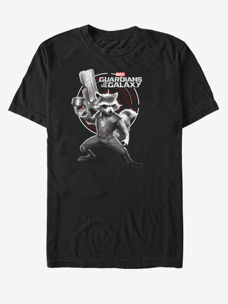 ZOOT.Fan Čierne unisex tričko Rocket Guardians of the Galaxy ZOOT.FAN Marvel