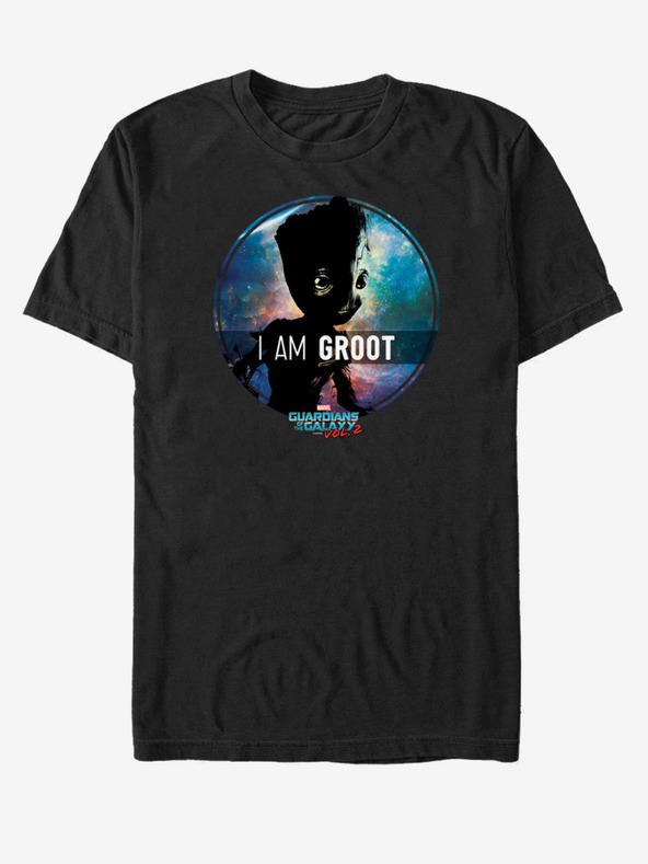 ZOOT.Fan Čierne unisex tričko I Am Groot Guardians of the Galaxy vol. 2 Marvel