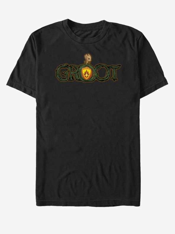 ZOOT.Fan Čierne unisex tričko Groot Guardians of the Galaxy ZOOT.FAN Marvel