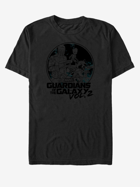 ZOOT.Fan Čierne unisex tričko Star-Lord Guardians of the Galaxy vol.2 ZOOT.FAN Marvel