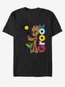 ZOOT.Fan Čierne unisex tričko Groot Guardians of the Galaxy ZOOT.FAN Marvel
