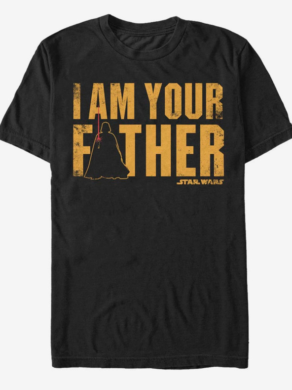 ZOOT.Fan Čierne unisex tričko ZOOT.Fan Star Wars Deň otcov