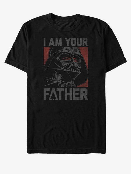 ZOOT.Fan Čierne unisex tričko ZOOT.Fan Star Wars Postava otca