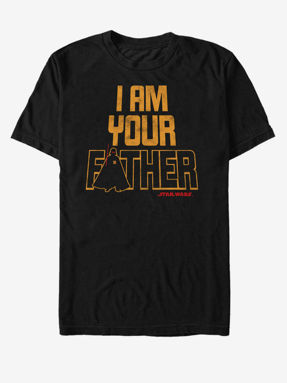 ZOOT.Fan Čierne unisex tričko ZOOT.Fan Star Wars Father Time