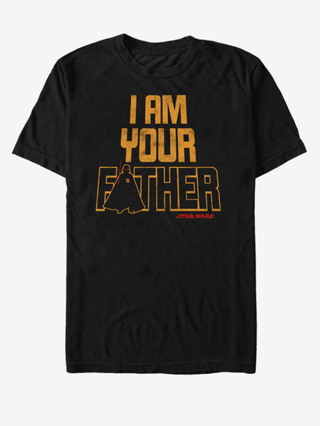 ZOOT.Fan Čierne unisex tričko ZOOT.Fan Star Wars Father Time