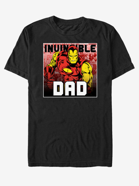 ZOOT.Fan Čierne unisex tričko ZOOT.Fan Marvel Invincible Dad
