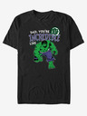 ZOOT.Fan Čierne unisex tričko ZOOT.Fan Marvel Incredible Like Dad