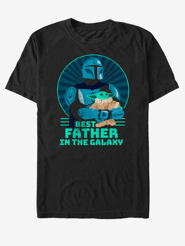 ZOOT.Fan Čierne unisex tričko ZOOT.Fan Star Wars Najlepší otec