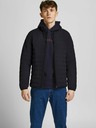 Jack & Jones Čierna prešívaná bunda Jack & Jones Puffer