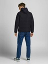 Jack & Jones Čierna prešívaná bunda Jack & Jones Puffer