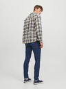 Jack & Jones Modré pánske džínsy rovného strihu Jack & Jones Glenn