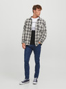 Jack & Jones Modré pánske džínsy rovného strihu Jack & Jones Glenn