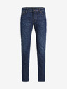 Jack & Jones Modré pánske džínsy rovného strihu Jack & Jones Glenn