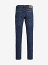 Jack & Jones Modré pánske džínsy rovného strihu Jack & Jones Glenn